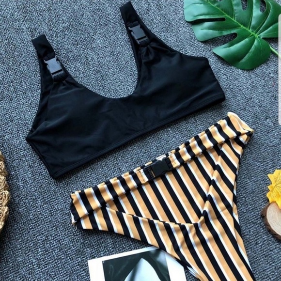 NEW ITEM.  BUCKLE UP CUT OUT BIKINI - Picture 3 of 7